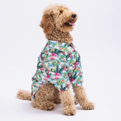 Hawai Köpek Gömleği Küçük ve Orta Irk Köpeklere Özel Desenli