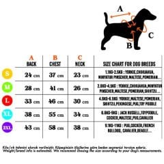 Folia Köpek Gömleği Küçük ve Orta Irk Köpeklere Özel Desenli