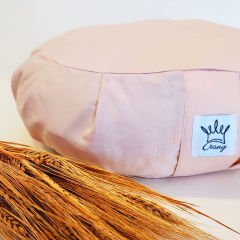 Yoga Minderi Karabuğday Kabuk Dolgulu Meditasyon Minderi Pembe