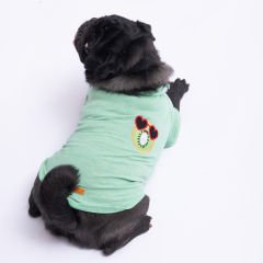 Polo Yaka Küçük ve Orta Irklara Özel Su Yeşili Köpek Tişörtü