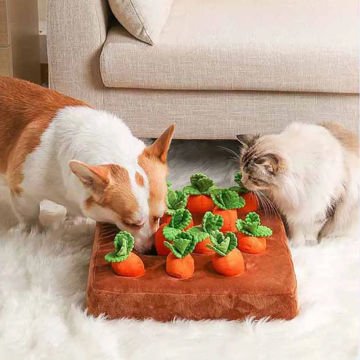 Köpek Koklama Matı Köpek Koku Matı İnteraktif Oyuncak Havuç