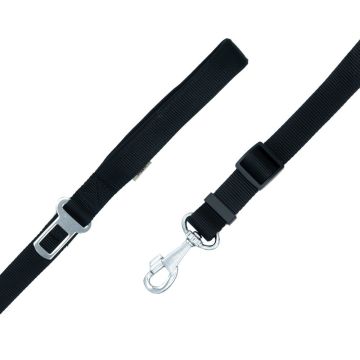 Köpek Emniyet Kemeri Dokuma Köpek Seyahat Kemeri Siyah