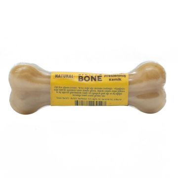 Köpek Kemiği Yenilebilir Kemik Pres Kemik Naturel Vakumlu 12 cm