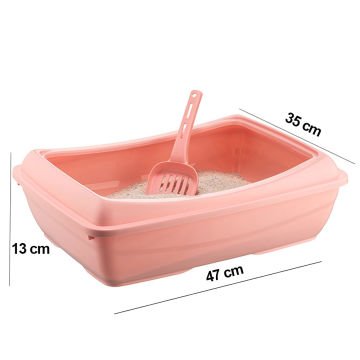 Kedi Tuvaleti Açık Küçük Pembe