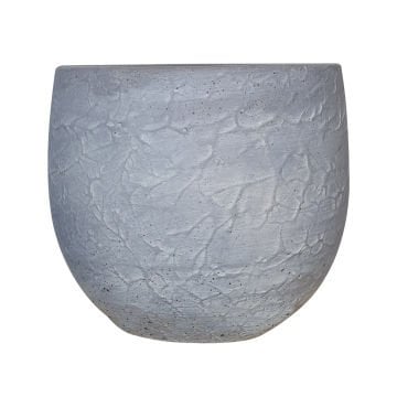Beton Saksı İç Mekan Saksı Dış Mekan Saksı Damar Desenli Gri Saksı